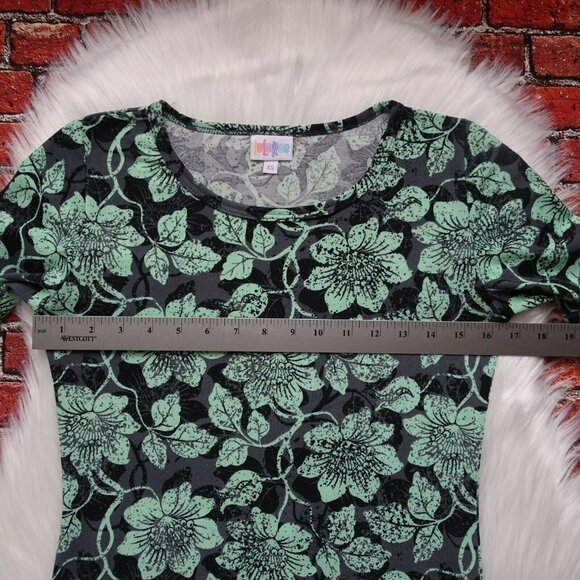 💰3/$25 Women's Julia Dress 3/4 Sleeves Stretch Floral Green XS - Picture 9 of 11